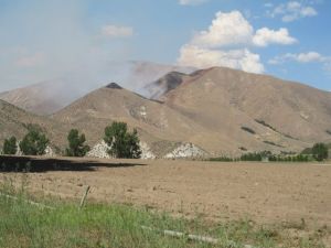 lucky peak fire
